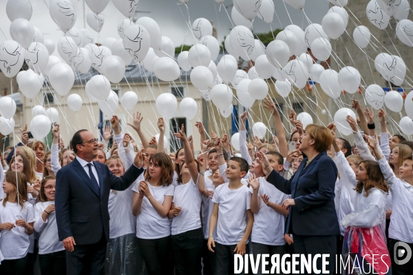 Hollande et Merkel à Verdun pour le 100e anniversaire de la bataille