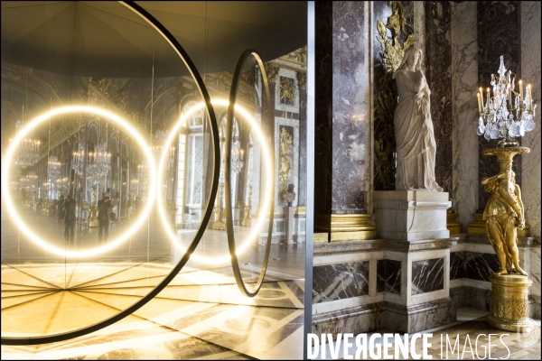 Les installations de l artiste Olafur ELIASSON dans les salles du château de Versailles et dans les jardins.