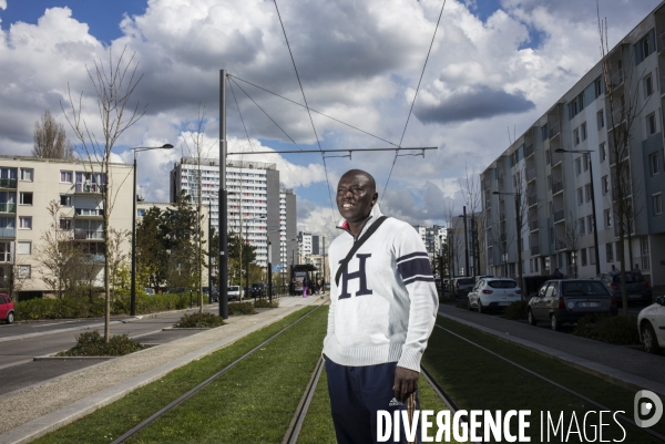 Quartier de caucriauville, au havre, lieu d emergence de grandes stars du football.