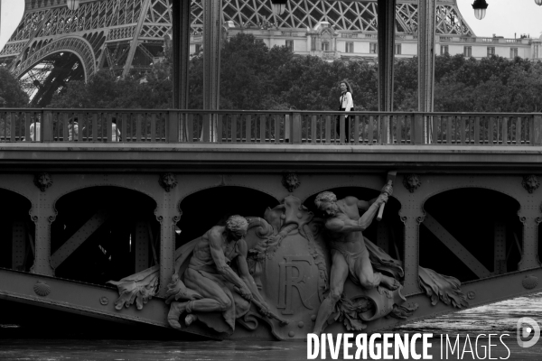 Inondations à Paris la Seine 2016.  Flooding of the River Seine Paris 2016.