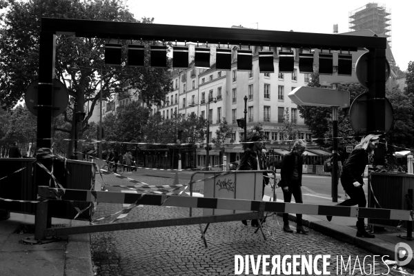 Inondations à Paris la Seine 2016.  Flooding of the River Seine Paris 2016.