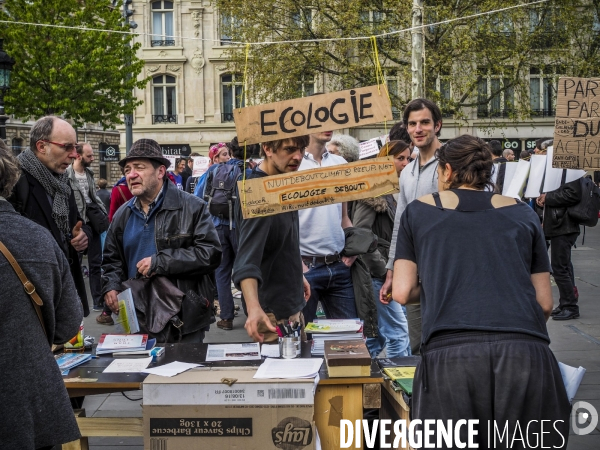 Quelques moments de  Nuit Debout 