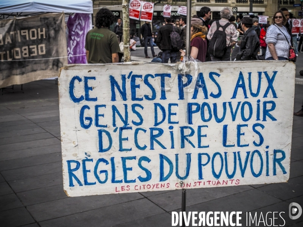 Quelques moments de  Nuit Debout 