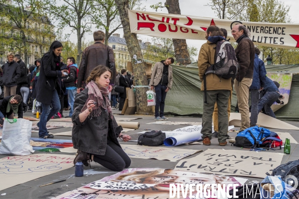 Quelques moments de  Nuit Debout 