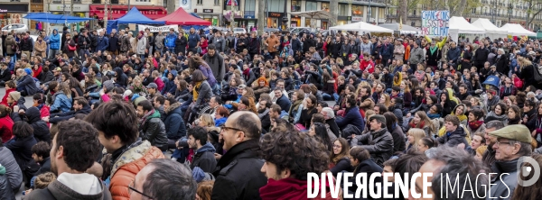 Quelques moments de  Nuit Debout 