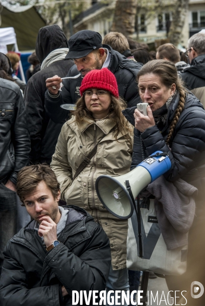 Quelques moments de  Nuit Debout 