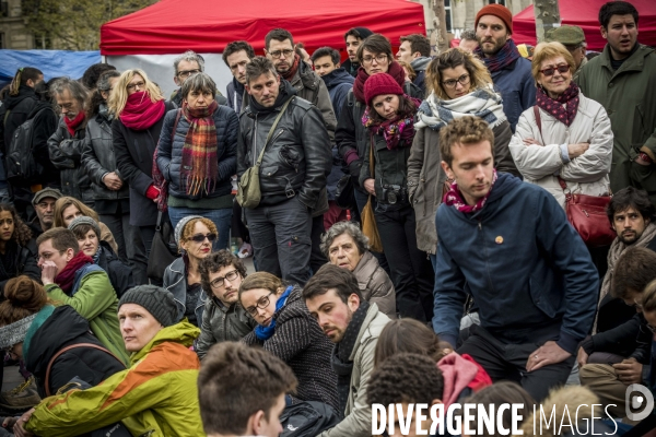 Quelques moments de  Nuit Debout 