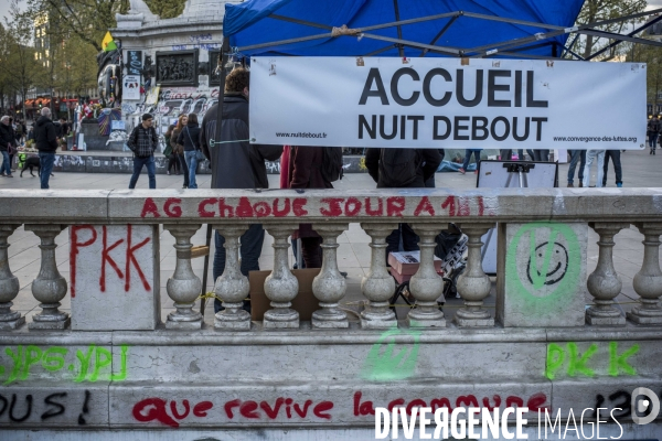 Quelques moments de  Nuit Debout 