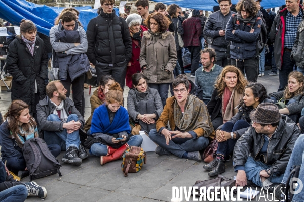 Quelques moments de  Nuit Debout 