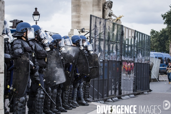 9 eme manifestation contre la loi travail, Paris.