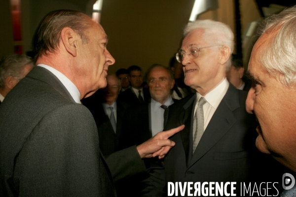 Jacques Chirac inaugure le Musée du Quai Branly