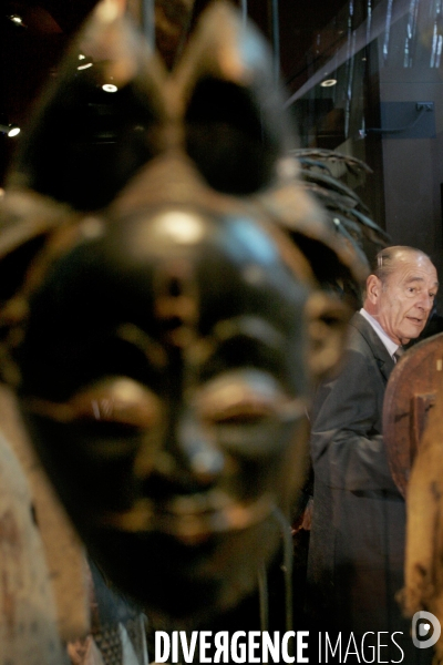 Jacques Chirac inaugure le Musée du Quai Branly