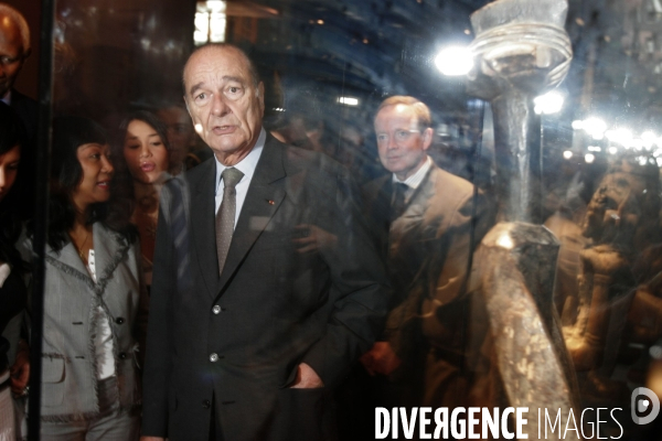 Jacques Chirac inaugure le Musée du Quai Branly