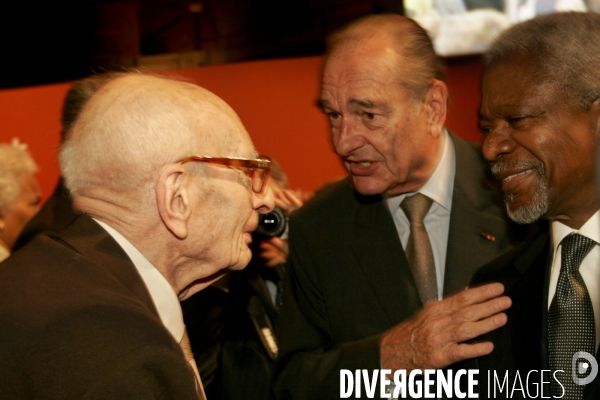 Jacques Chirac inaugure le Musée du Quai Branly