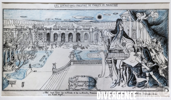 L exposition   un président chez le roi, de GAULLE à Trianon   au château de Versailles, raconte comment le Grand Trianon a été restauré et transformé en palais de la république sous la présidence du général de GAULLE.