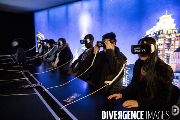 Samsung  Electronics France inaugure à Paris le S7 Life Changer Park, son premier parc d attractions de réalité virtuelle entre les tours de la Bibliothèque François Mitterrand.