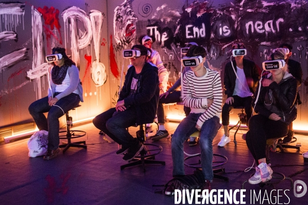 Samsung  Electronics France inaugure à Paris le S7 Life Changer Park, son premier parc d attractions de réalité virtuelle entre les tours de la Bibliothèque François Mitterrand.