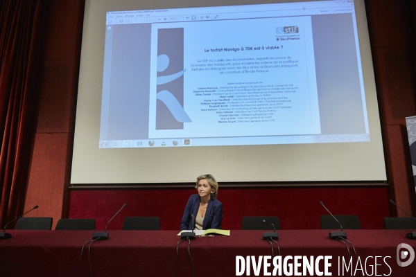 Valérie Pecresse table ronde STIF passe Navigo