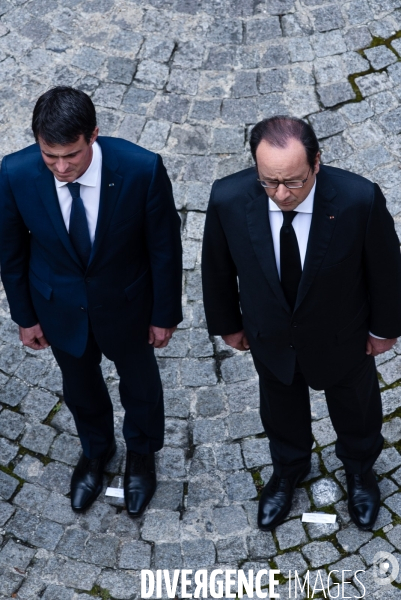 Minute de silence au ministère de l intérieur à la mémoire des deux policiers tués par Larossi Abballa