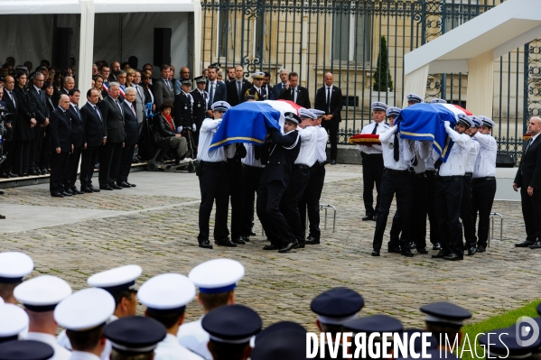 Cérémonie à la mémoire des policiers tués dans l attentat perpétré par Larossi Abballa