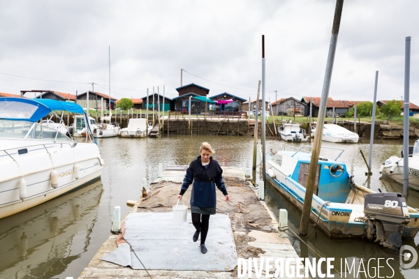 Du pêcheur au sac à main: le cuir de poisson fabriqué à Arcachon