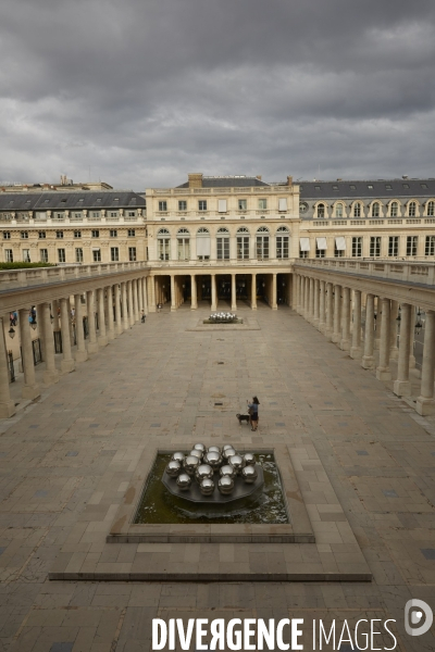 Vue des Jardins du Palais Royal