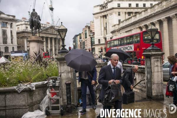 The city, quartier des finances  de londres.