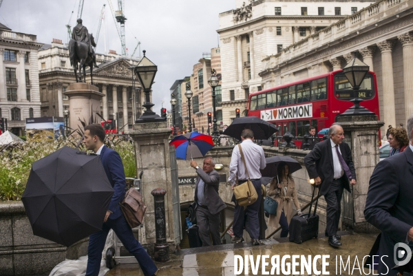 The city, quartier des finances  de londres.