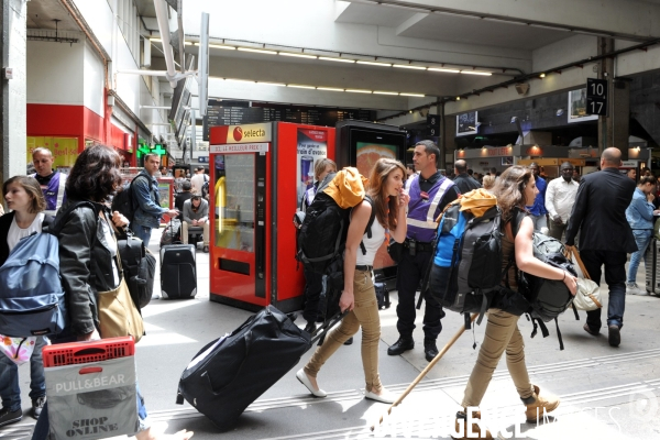 Grands departs dans les gares parisiennes