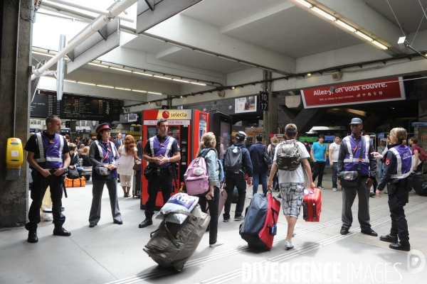 Grands departs dans les gares parisiennes