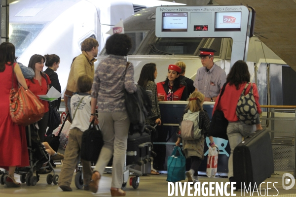 Grands departs dans les gares parisiennes