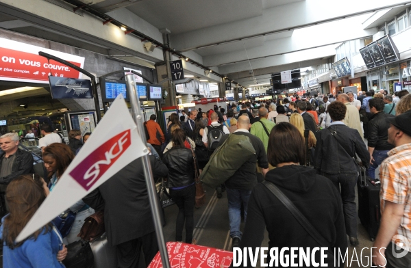 Grands departs dans les gares parisiennes
