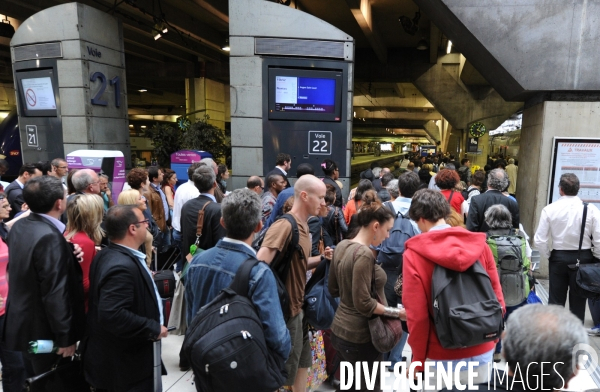 Grands departs dans les gares parisiennes