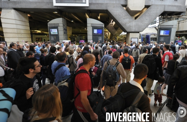 Grands departs dans les gares parisiennes