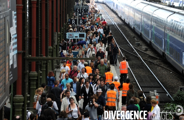 Grands departs dans les gares parisiennes