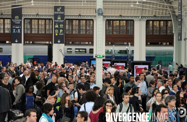 Grands departs dans les gares parisiennes