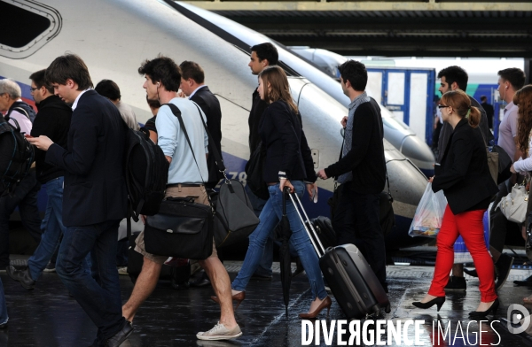Grands departs dans les gares parisiennes