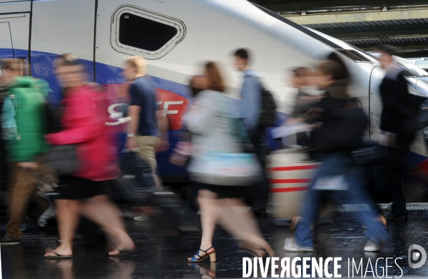 Grands departs dans les gares parisiennes