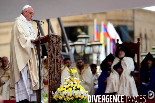 Pope Francis visit to Armenia 2016. Visite du Pape François en Arménie 2016.