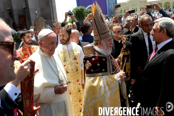 Pope Francis visit to Armenia 2016. Visite du Pape François en Arménie 2016.