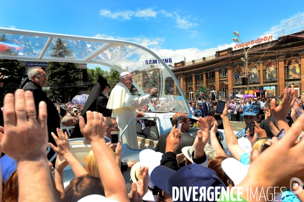 Pope Francis visit to Armenia 2016. Visite du Pape François en Arménie 2016.