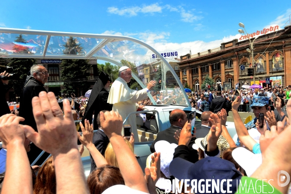 Pope Francis visit to Armenia 2016. Visite du Pape François en Arménie 2016.