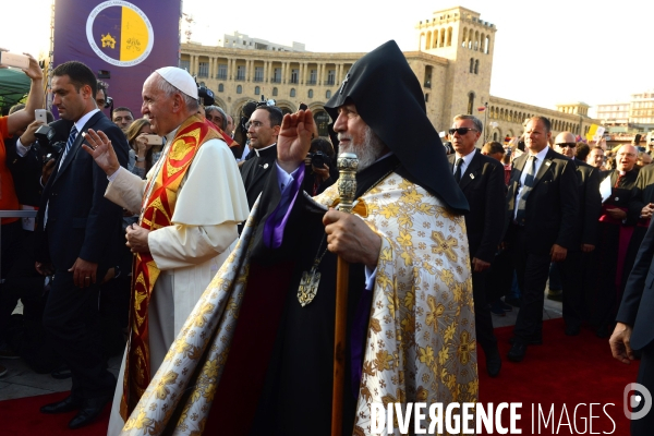 Pope Francis visit to Armenia 2016. Visite du Pape François en Arménie 2016.