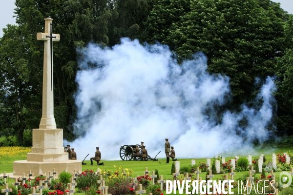Cérémonie du centenaire de la bataille de la Somme à Thiepval