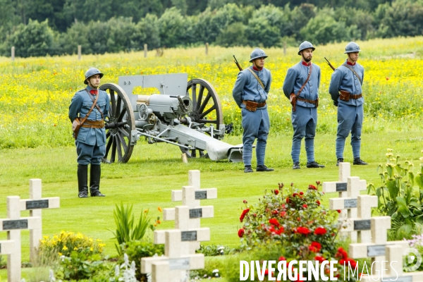 Cérémonie du centenaire de la bataille de la Somme à Thiepval