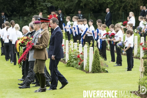 Cérémonie du centenaire de la bataille de la Somme à Thiepval