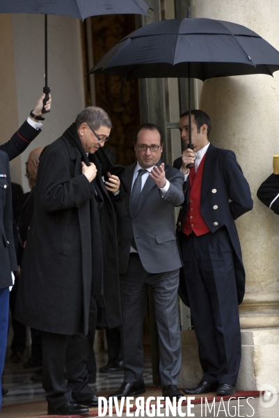 François Hollande reçoit Habib Essid, Premier ministre tunisien