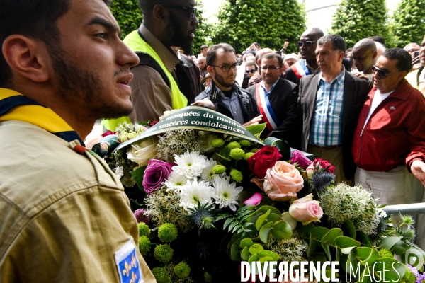 Marche à l appel des mosquées à la mémoire des deux policiers tués dans l attentat de Magnanville