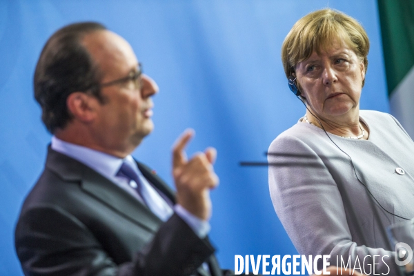BREXIT: Angela Merkel, Matteo Renzi et François Hollande se rencontrent à Berlin