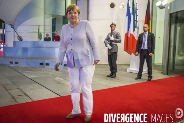 BREXIT: Angela Merkel, Matteo Renzi et François Hollande se rencontrent à Berlin